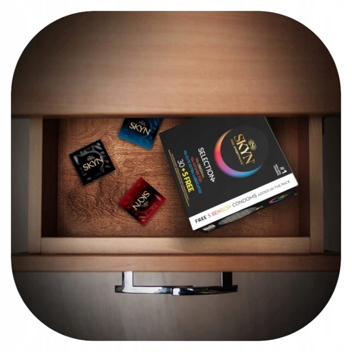 SKYN Prezerwatywy SELECTION SENSES mix Intense Feel Original Elite 35 szt.