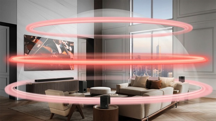 Soundbar LG S95TR Czarny 810 W głośnikami przestrzennymi, 9.1.5-kanałowy