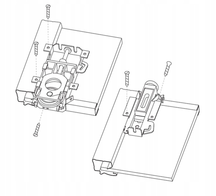WÓZEK DOLNY ŁOŻYSKOWANY ROLKA DO SZAFY I DRZWI PRZESUWNYCH INDECO 2szt