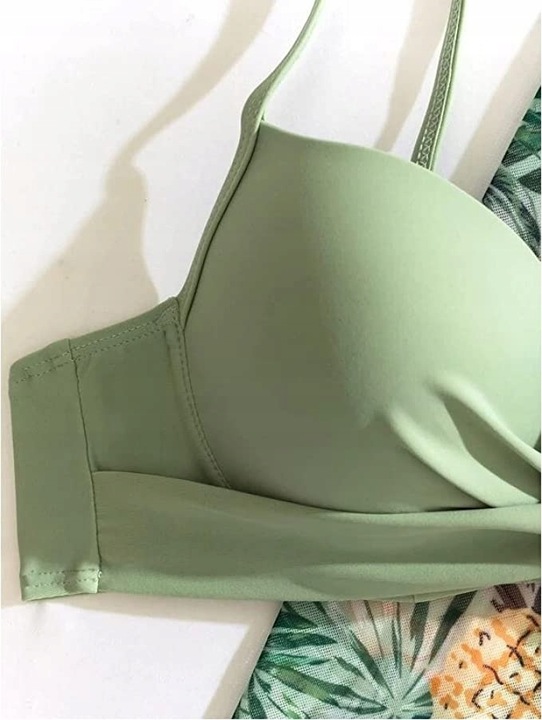 STRÓJ kąpielowy bikini 3w1 FIGI pareo fiszbin S132