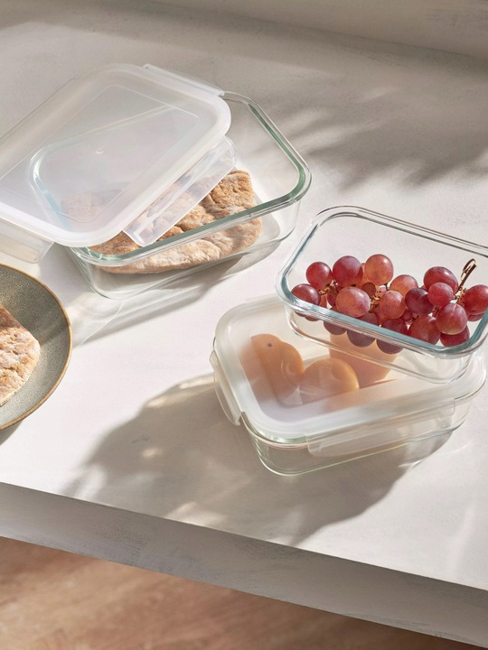 LUNCH BOX Pojemniki na żywność szklane zestaw pojemnik szklany do