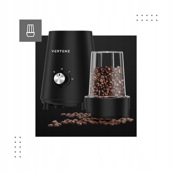 Blender Kielichowy VERTENZ mocny dwa bidony MIKSER 4w1 DO SMOOTHIE