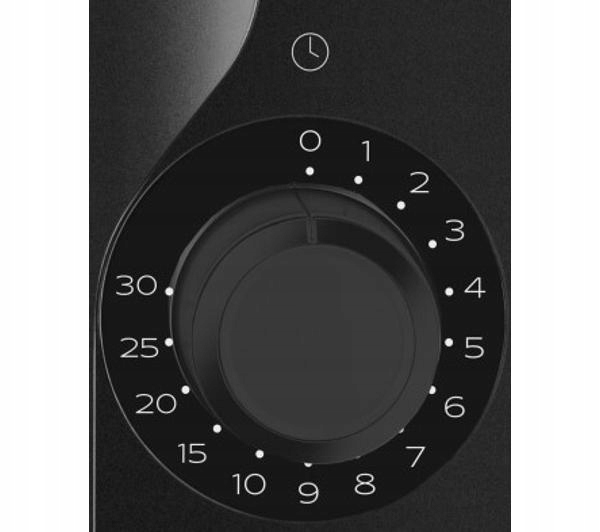 Kuchenka mikrofalowa Amica AMGF17M2B 600W 17L Timer Czarna do