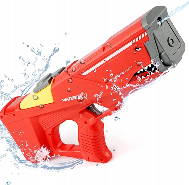 PISTOLET NA WODĘ ELEKTRYCZNY MIOTACZ DLA DZIECI ładowanie USB zasięg