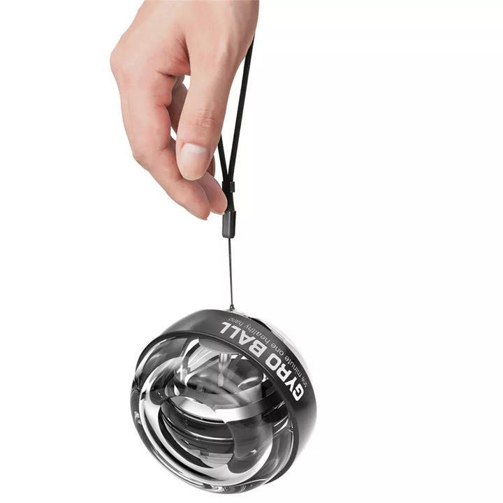 Powerball Kula Żyroskopowa Licznik LED do ćwiczeń nadgarstka Ściskacz RGB