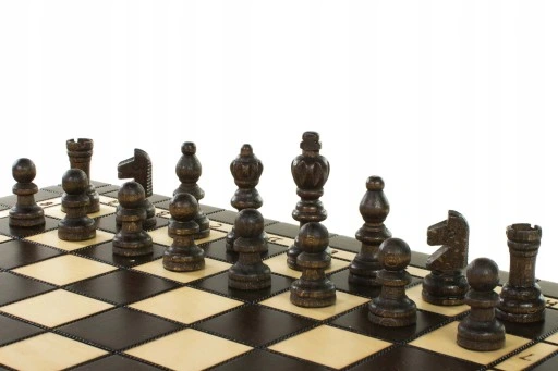 GRY DREWNIANE 3w1 = SZACHY + WARCABY + BACKGAMMON