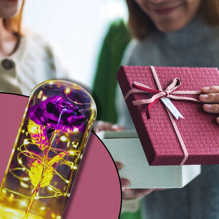 PREZENT DLA NAUCZYCIELA WYCHOWAWCY NA ZAKOŃCZENIE ROKU WIECZNA RÓŻA W