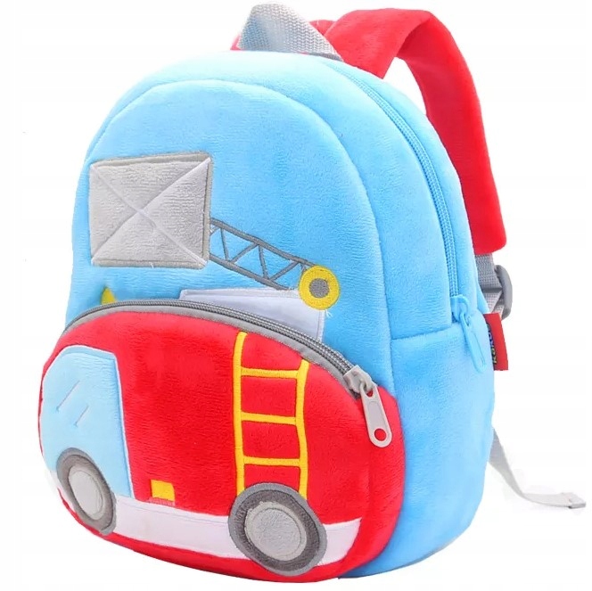 Plecak do przedszkola z Imieniem Straż Pożarna prezent dla 5 latka chłopca