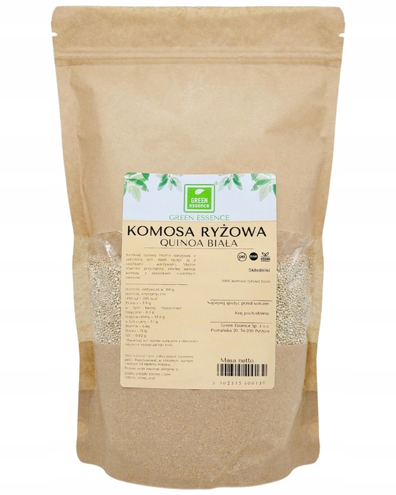 KOMOSA RYŻOWA QUINOA biała 1kg białko naturalna jakość 1000g premium czysta