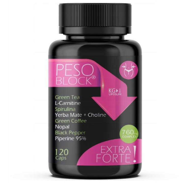 Tabletki na Odchudzanie Nadmiar Wody Spalacz Tluszczu Cellulit PESO BLOCK