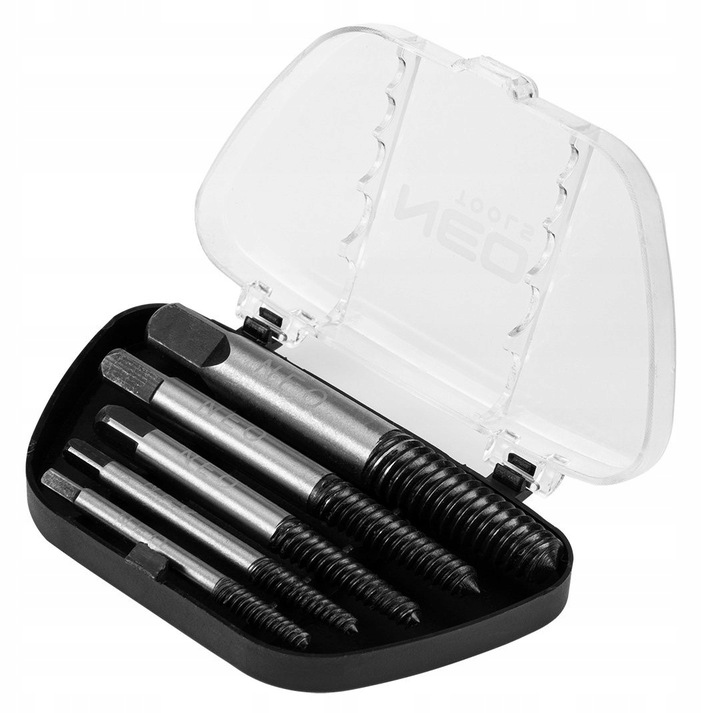 NEO 5 SZT WYKRĘTAKÓW WYKRĘTAKI DO ZERWANYCH USZKODZONYCH ŚRUB M3-M18