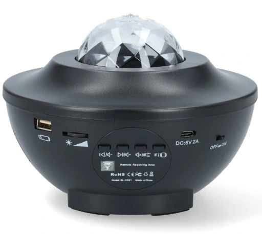 PROJEKTOR GWIAZD KULA LAMPKA LED NOCNA BLUETOOTH