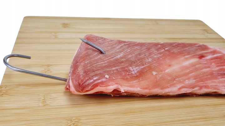 S-417-B Haki wędzarnicze 17cm skręcone do wędzenia wędlin boczku