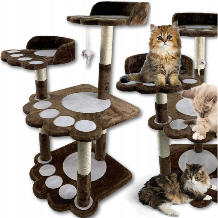 DRAPAK DLA KOTA KOTÓW DOMEK LEGOWISKO SŁUPEK ZABAWKA