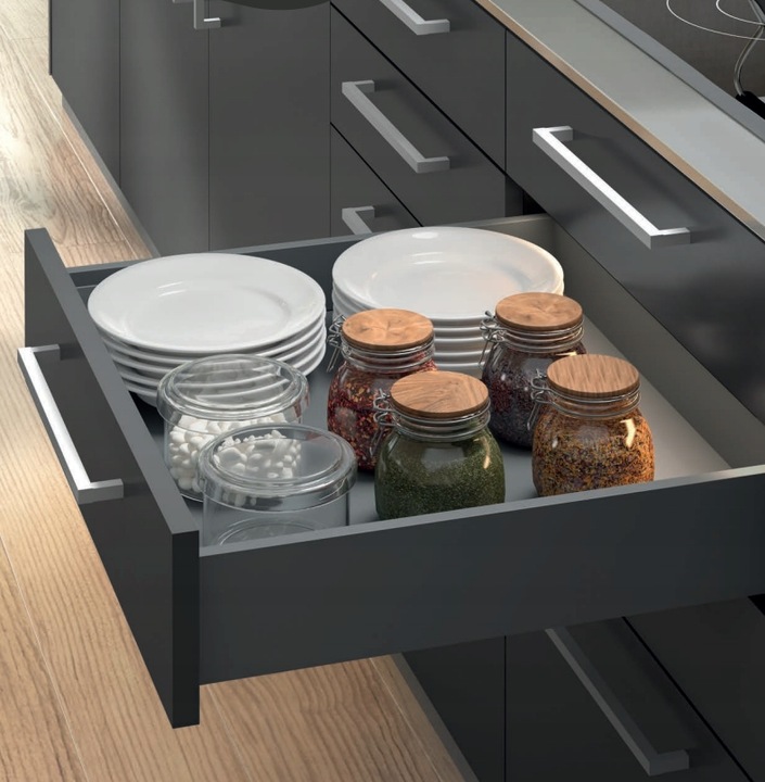 SZUFLADA GTV AXIS PRO 450C1 WYSOKA L450 H167 BIAŁA CICHY DOMYK WYSUW