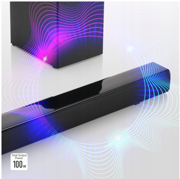 Panasonic SC-HTB150EGK Soundbar i subwoofer 2.1 100W