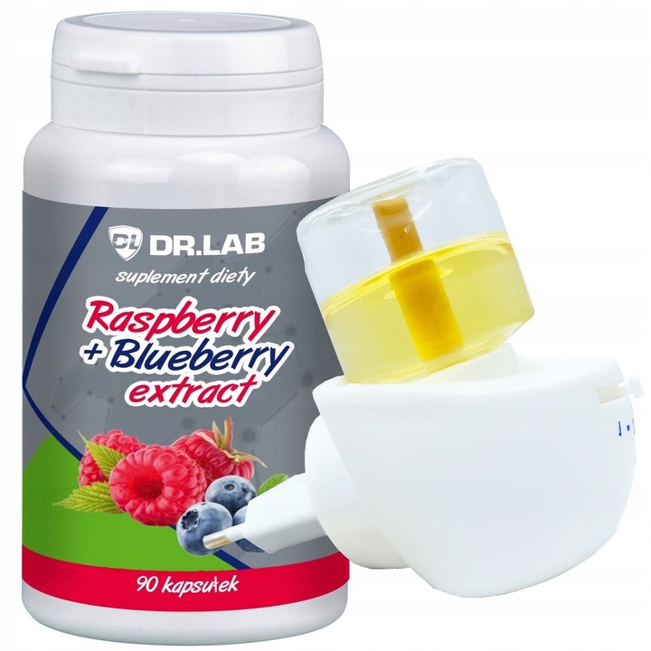 DR. LAB EXTRACT RASPBERRY I BLUEBERY KETONY MALINOWE I JAGODOWE NATURAL 90K