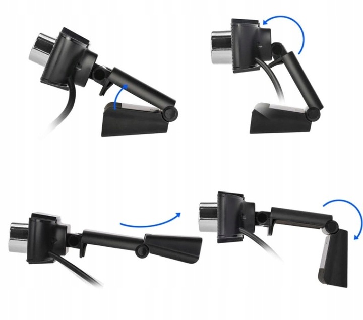 Techly Kamerka Kamera Internetowa USB PC do lekcji Mikrofon