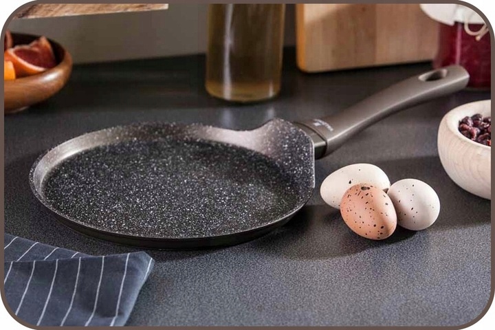 VALDINOX PATELNIA DO NALEŚNIKÓW PANCACKE JAJEK OMLETÓW INDUKCJA GAZ 24cm
