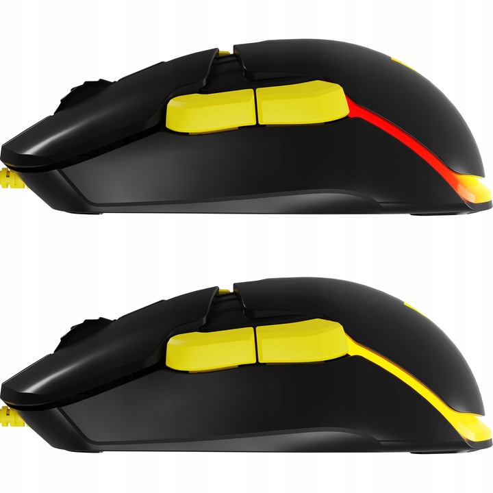 PRZEWODOWA MYSZKA GAMINGOWA 12400 DPI WYMIENNE PANELE MODECOM VOLCANO JAGER