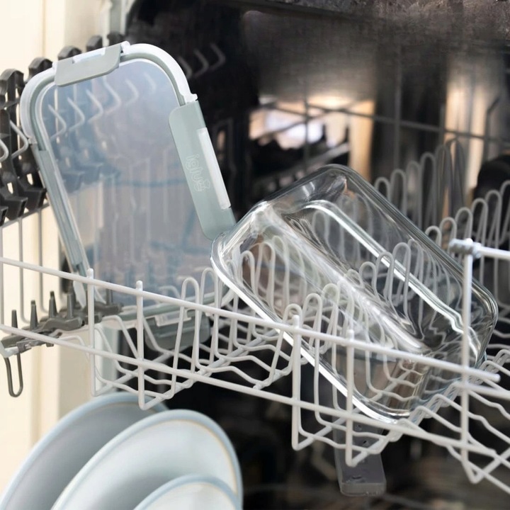 10 X LUNCHBOX SZKLANE POJEMNIKI NA ŻYWNOŚĆ USZCZELKA ŻAROODPORNE ZESTAW