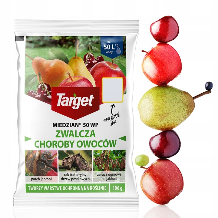 ZESTAW MIEDZIAN 50WP 100G + SYLLIT 65WP 45G CHOROBY OWOCÓW DRZEW