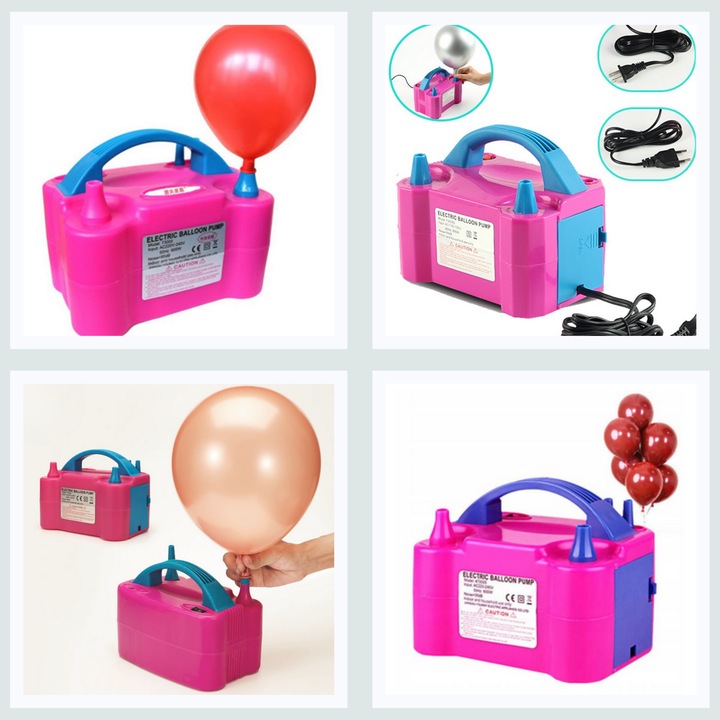 ELEKTRYCZNA POMPKA DO BALONÓW MOCNA + WIĄZADEŁKO