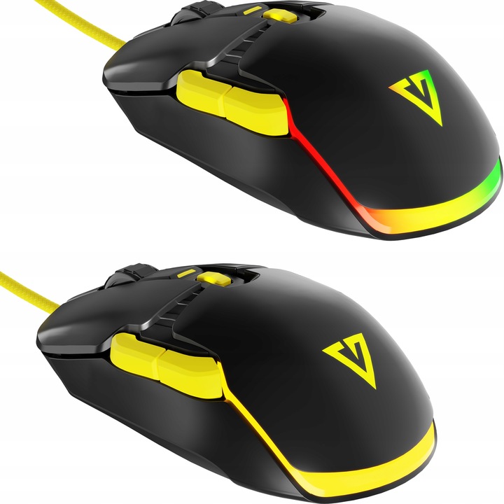PRZEWODOWA MYSZKA GAMINGOWA 12400 DPI WYMIENNE PANELE MODECOM VOLCANO JAGER