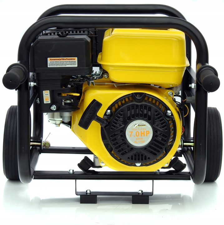 PROFESJONALNY AGREGAT PRĄDOTWÓRCZY 5,2kw generator AVR MIEDŹ STOJAN