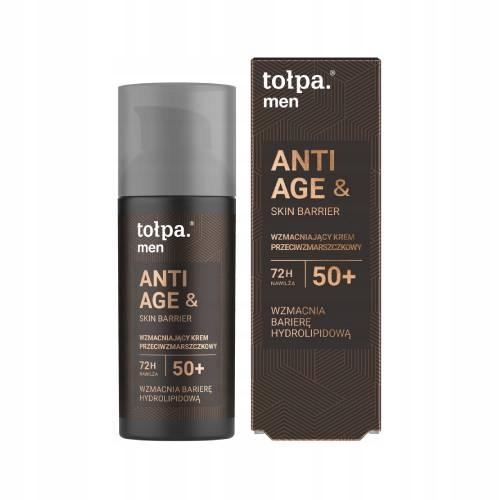Tołpa Men Anti Age & Skin Barrier 50+ krem przeciwzmarszczkowy 72h 50 ml
