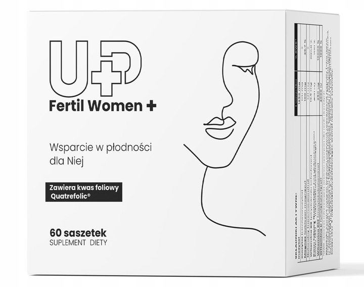 Wsparcie płodności i funkcji rozrodczych KOBIET UP FERTIL WOMEN+ 60 sasz.