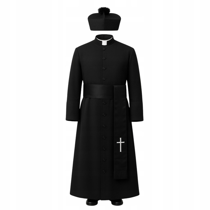 STRÓJ KSIĘDZA NA HALLOWEEN KSIĄDZ BISKUP WIKARY KLECHA OJCIEC MATEUSZ