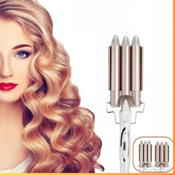 FALOWNICA DO WŁOSÓW GEMEI FALE LOKÓWKA WIELOFUNKCUJNA KRĘCENIE WŁOSÓW KARBO