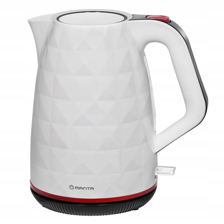 CZAJNIK ELEKTRYCZNY bezprzewodowy BIAŁY CICHY 2200W BEZ BPA FREE 1,7L