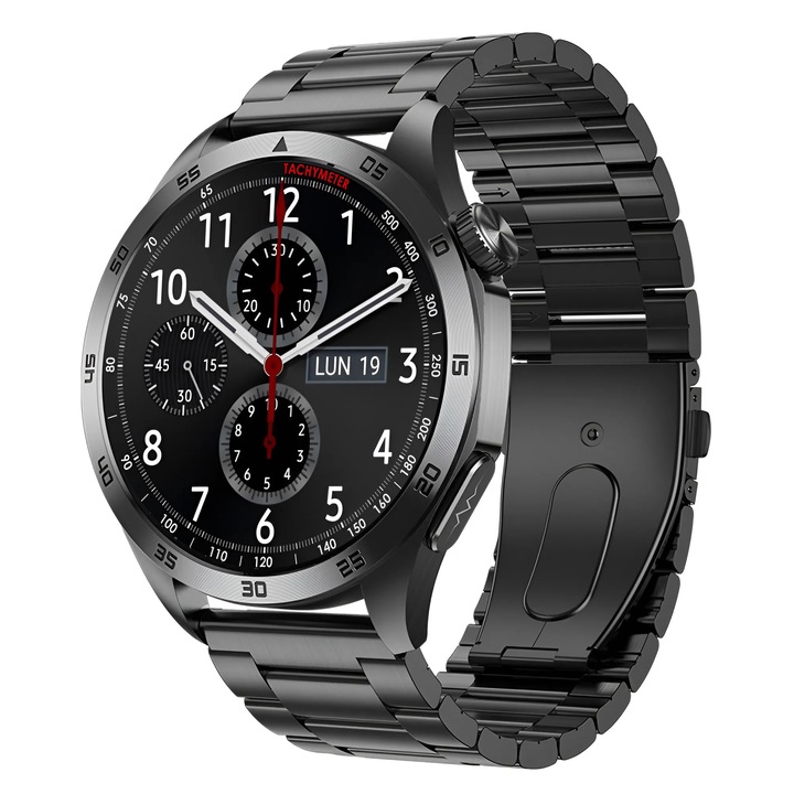 ZEGAREK MĘSKI SMARTWATCH AMOLED 440 EKG POMIAR CUKRU CIŚNIENIE TEMPERATURA