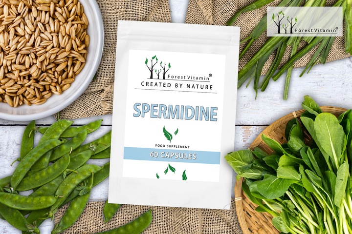 SPERMIDYNA 60 KAPS 10mg MOCNA CZYSTA SPERMIDYNE TRICHLOROWODOREK SPERMIDYNY