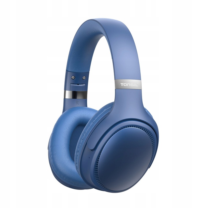 Słuchawki Bezprzewodowe TONSIL R35BT NIEBIESKIE Nauszne Bluetooth / SD / FM
