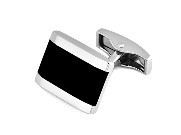 SPINKI + PUDEŁKO Metalowe Stalowe Spinki do Mankietów Koszuli GREG c07