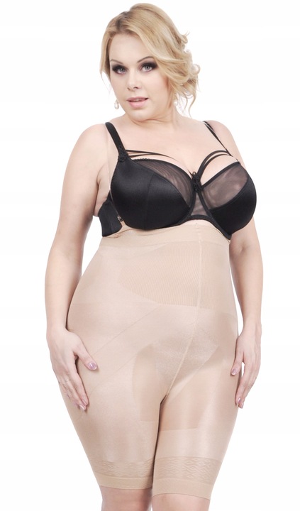 Orirose WYSOKIE Majtki mocno WYSZCZUPLAJĄCE brzuch MODELUJĄCE uda SIZE PLUS