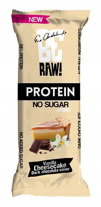 Baton proteinowy energetyczny BeRAW! mix smaków 15x40g