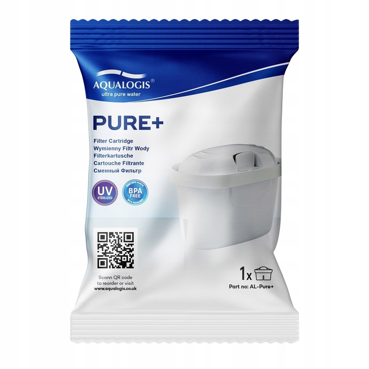 Wkład Filtrujący Pure+ do Dzbanka AQUALOGIS BRITA DAFI Zamiennik 6 szt