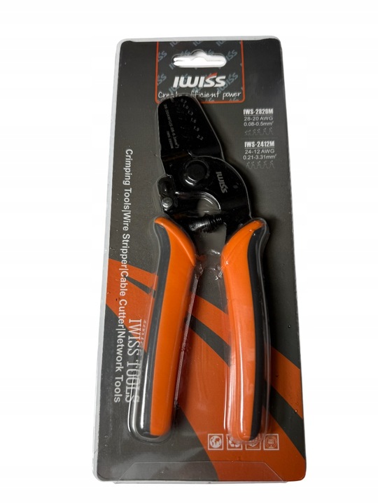 ZACISKARKA DO MINI KONEKTORÓW IWISS IWS-2820M DUPONT, JST, MOLEX