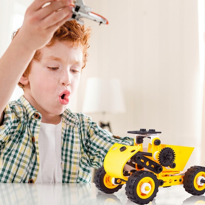 Klocki konstrukcyjne dla dzieci MEGA KONSTRUKTOR duży zestaw elementów