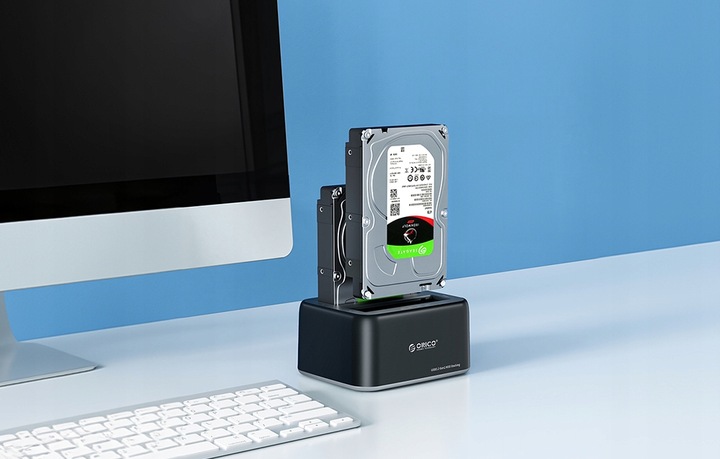 Orico Stacja Dokująca Dysków HDD SSD 2,5 3,5" 5Gbps USB-A USB-B Klonowanie