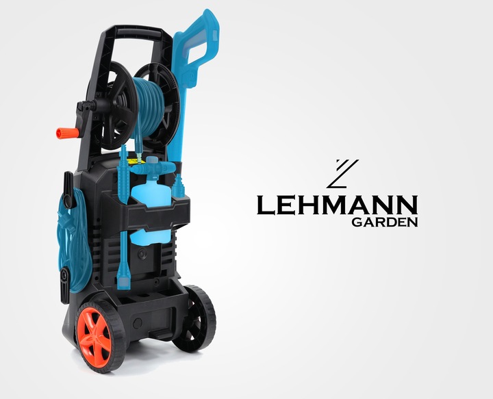 MYJKA CIŚNIENIOWA 290 BAR POMPA SAMOSSĄCA TURBO ZESTAW MOCNA MOC 2200W