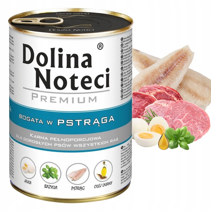 DOLINA NOTECI Premium Mix Smaków karma dla psa mokra 24 x 400g bezzbożowa