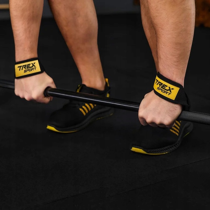 Zestaw 3w1 pianka osłona ochraniacz na sztangę gryf pasy zaciski Trex