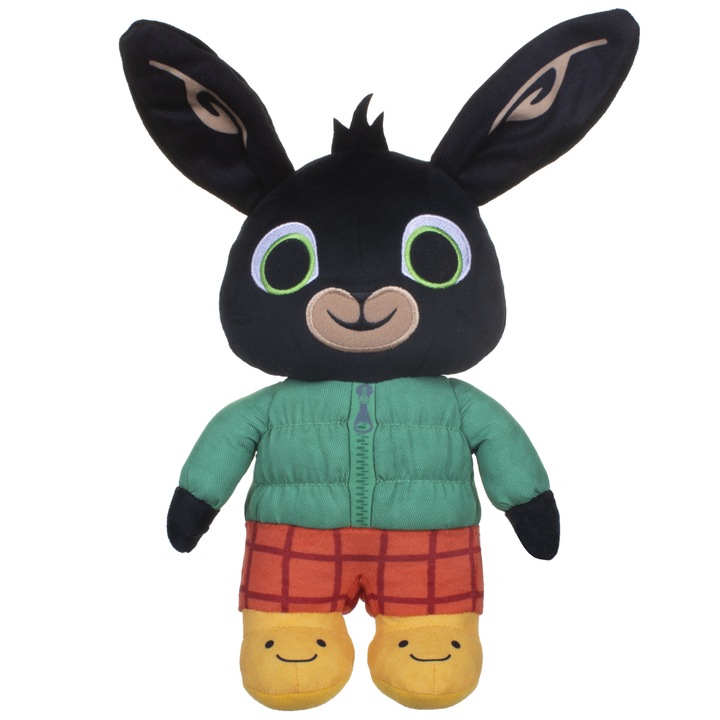 Bing KRÓLICZEK MÓWIĄCY w zielonej kurteczce MASKOTKA INTERAKTYWNA 30cm 0+