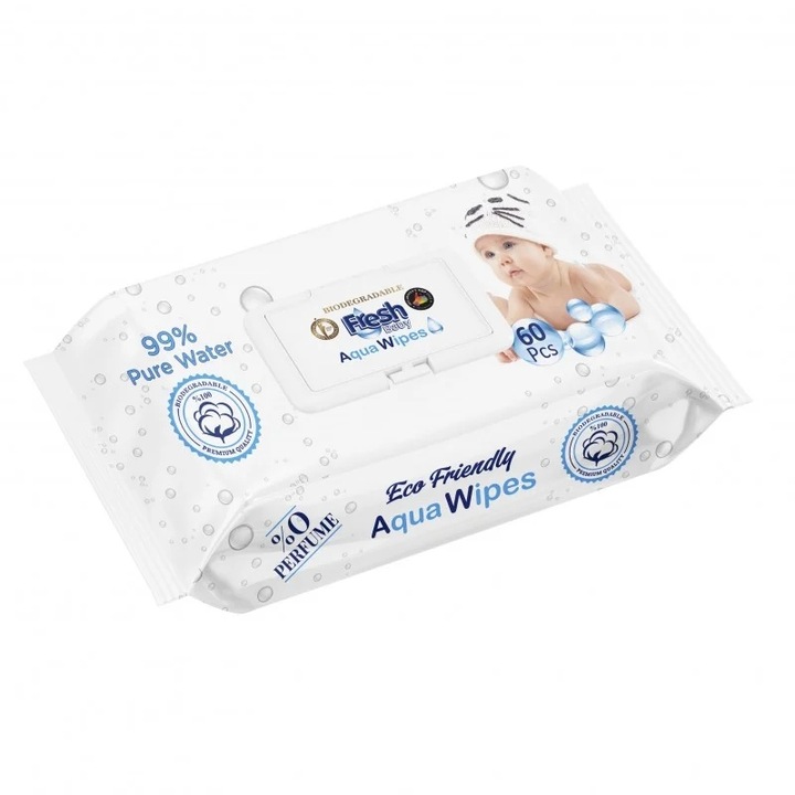 12x AQUAWIPES Chusteczki Aqua Wipes 99% 720szt.