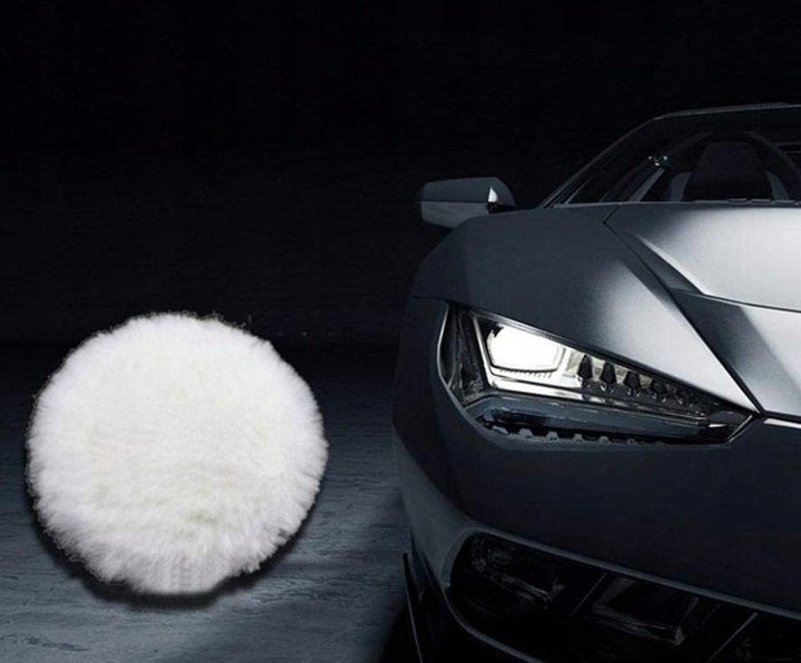 MINI POLERKA SAMOCHODOWA Maszyna Polerska 4x GĄBKA